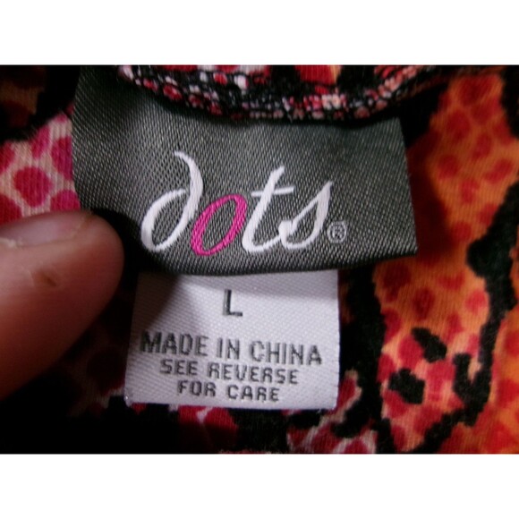 Dots Skirt Women Large Orange Pink Mini Bodycon Stretch Animal Print  Tube Waist - Picture 5 of 9